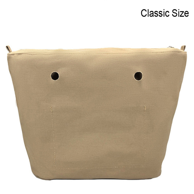 Water Resistant Interior Liner with Zipper Pocket, New Classic Waterproof Accessory for Obag O Bag, Silicone Accessory