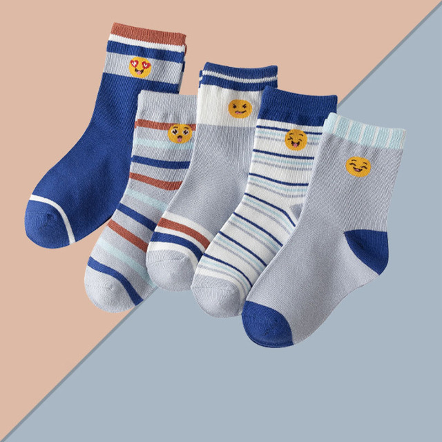 5 pairs soft cotton children socks cute cartoon print kids socks newborn baby boy socks casual girls boys socks 1 to 12 years