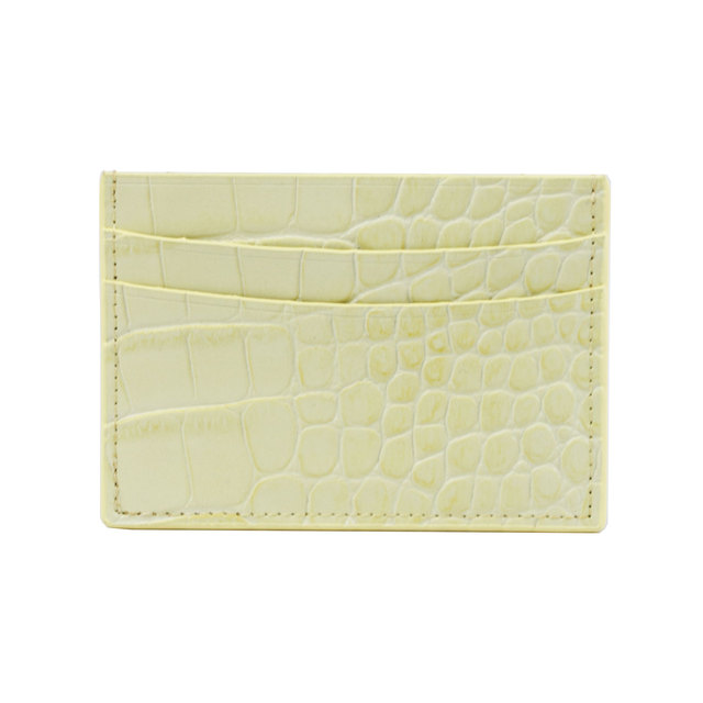 Classic Crocodile Pattern Card Holder Men Women Genuine Leather Credit Card Case ID Card Holder Card Holder Wallet Purse Pouch