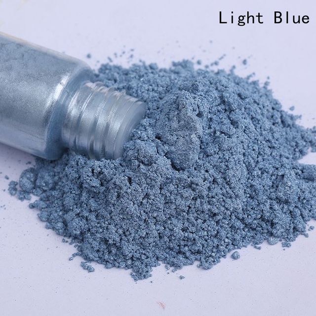 10g Mica Powder Epoxy Resin Dye Pearl Pigment Natural Mineral Mica Handmade Soap Coloring Powder for Cosmetic Soap Making