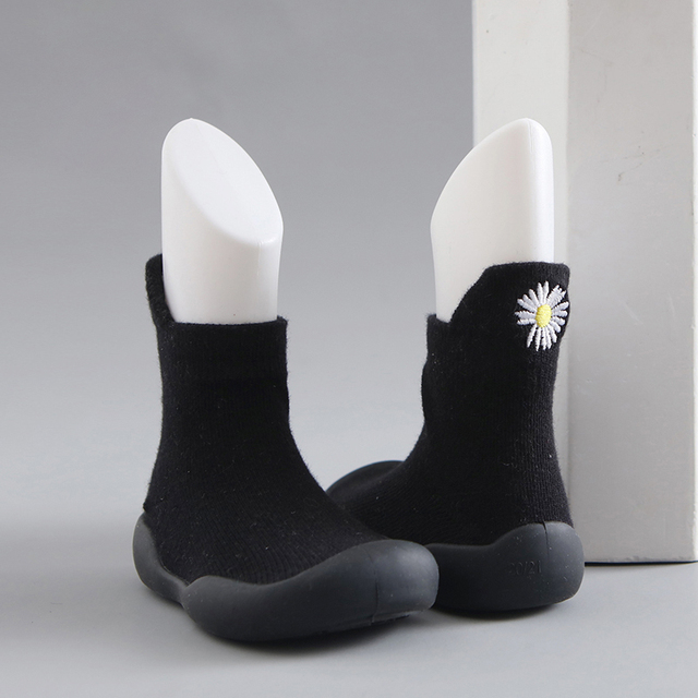 Cute Baby Anti-Slip Frist Walkers Cartoon Newborn Baby Girls Boys Anti-Slip Socks Slippers Boots Shoes Suitable for Baby Toddler