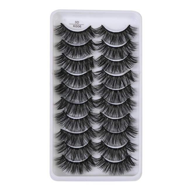 QUXINHAO wholesale 10 pairs lashes eyelashes cilios 3d mink lashes mink eyelashes wholesale false eyelashes maquiagem