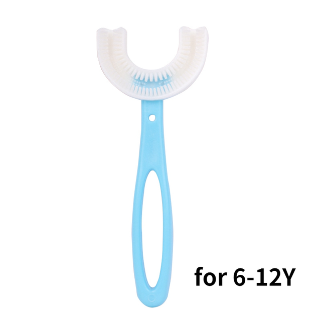 360 Degree Baby Toothbrush U Shape Baby Toothbrush Soft Silicone Toothbrush For Baby Teeth Cleaning Oral Care