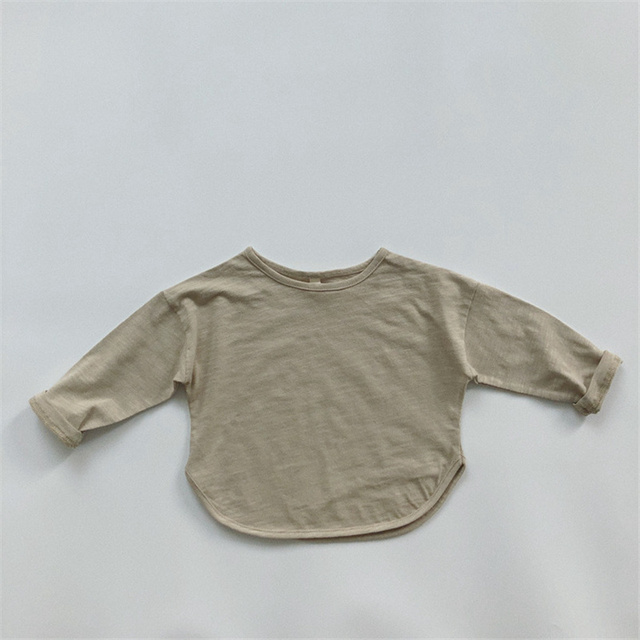 Kids Clothes T-shirt Baby Girls and Boys Clothes Long Sleeve T-shirt Dresses Fashion Children T-shirt Tops Children's Clothing