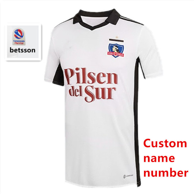 New 2022 soccer jerseys 23 colo colo home and away quality soccer jerseys men's + women's