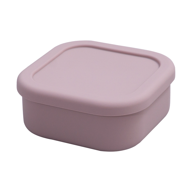 Baby Silicone Bowl Lunch Box Lunch Box With Lid Leakproof Soft Silicone Fresh Keeping Food Grade Silicone Material