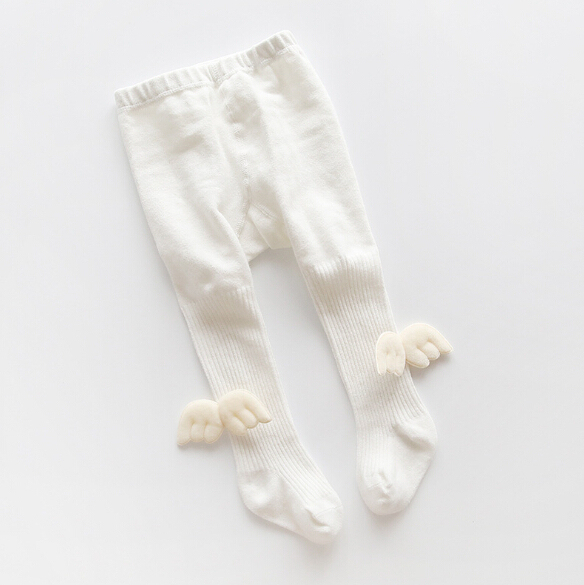 Baby Angel Wings Tights Soft Cotton Baby Girls Warm Socks