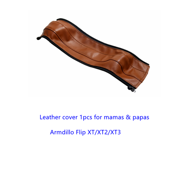 Leather Covers For Amaz and Papas Armadillo Flip XT/XT2/XT3 Stroller Trolley Cart Handle Sleeve Armrest Protective Cover Accessories