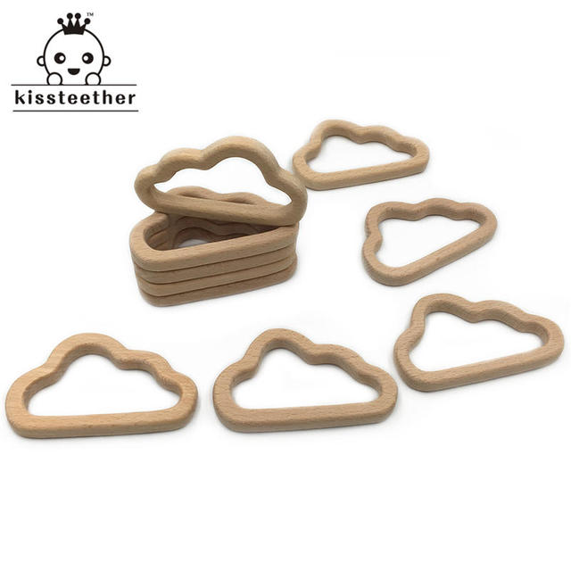 Natural Wood Teether Organic Teether For Kids Natural Teeth Grassing Toy Toy Newborn Gift