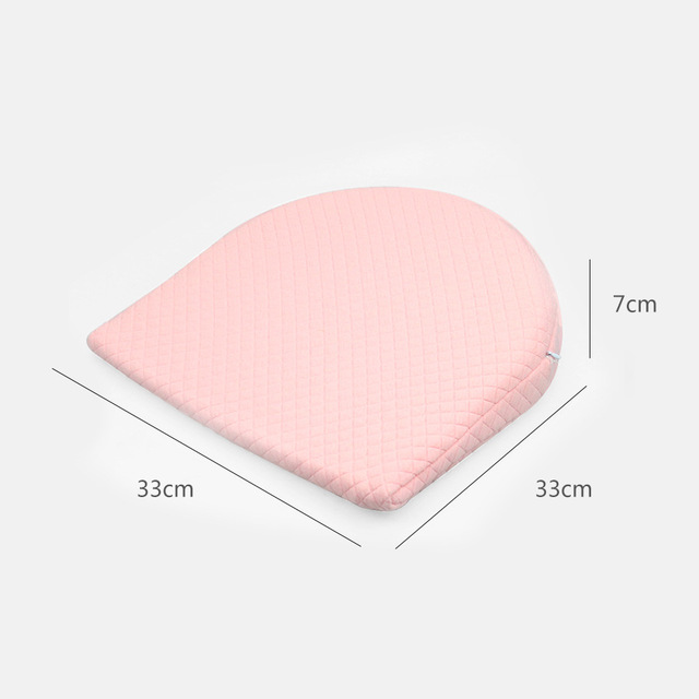 Baby Sleep Positioner White Bed Baby Wedge Pillow Prevent Flat Head Anti-reflux Raised Colic Pillow Cushion Shaping Pillow