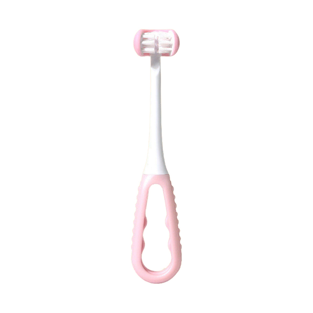 Baby Training Toothbrush Oral Care Baby Toothbrush Safety Triple Ribbon Brush Kindergarten Oral Health Care Products