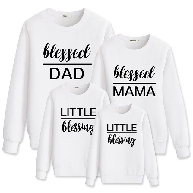 Autumn Mother and Daughter Clothes Boys T-shirt Family Letter Shirts for Dad Mom and Baby Kids Girls Heart Print Cotton High Quality JYF