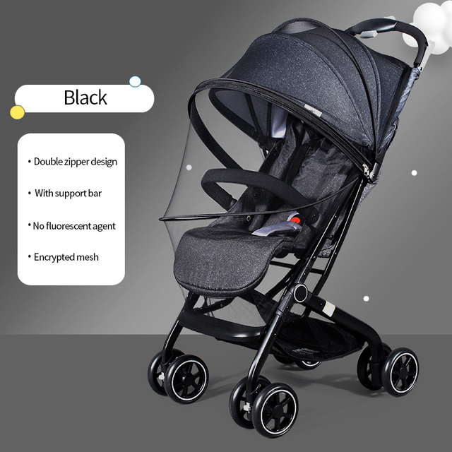 Baby Stroller Mosquito Net Full Cover Universal Pram Anti Mosquito Net High Quality Summer Pushchair Mosquito Net Breathable