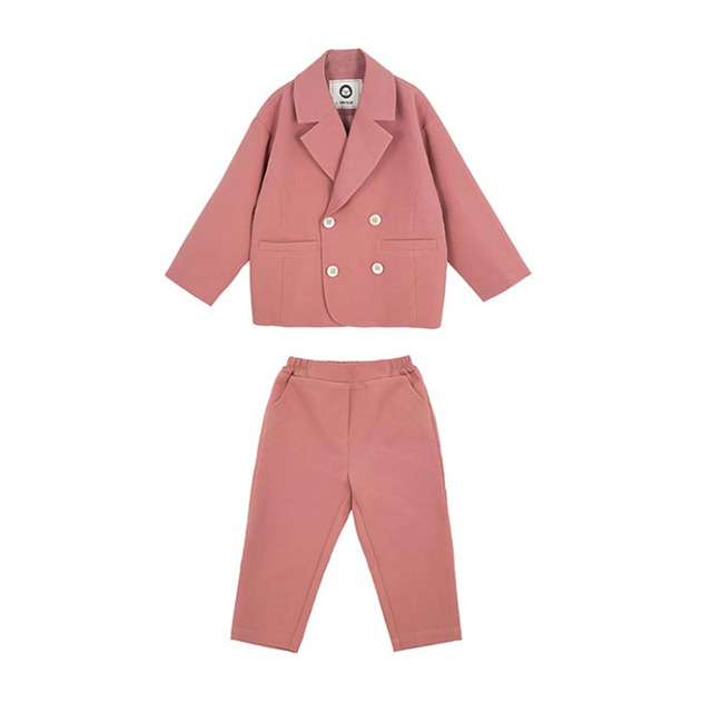 Mihkalev 2022 Spring Children's Clothing Set For Girls Tracksuit Jacket + Pants 2 Peaks Clothing Set Kids Boys Autumn Outfits Sets