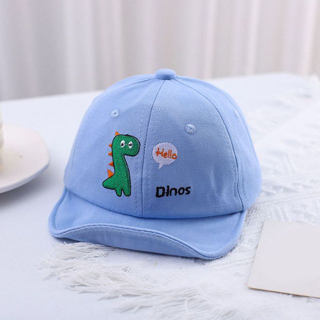 Baby Baseball Hat Caps For Kids Cartoon Dinosaur Print Baby Boy Girl Travel Sun Caps Toddler Hats Gift Adjustable