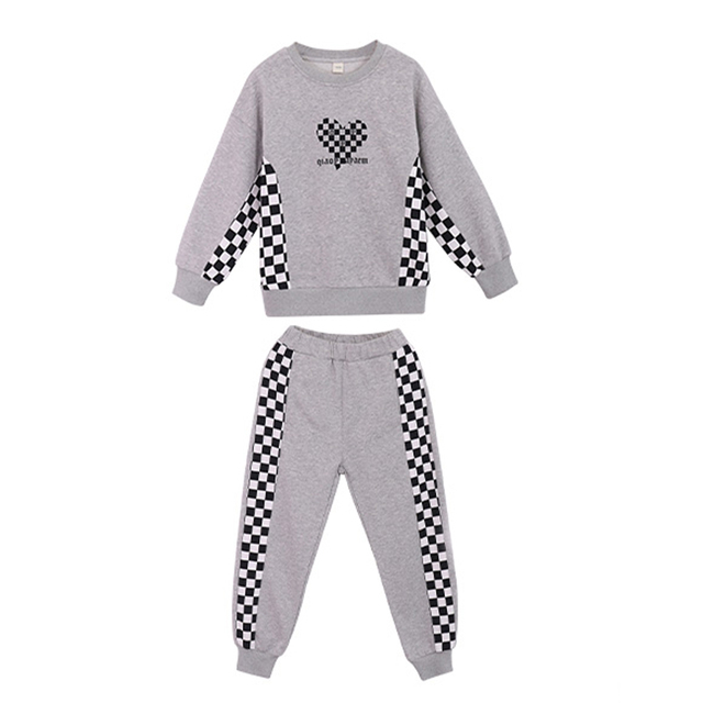 WKPK New Spring Autumn Girl Casual Clothes Sets 4-18 Years Students Outdoor Tracksuit Fashion Comfortable Family Kids Clothes