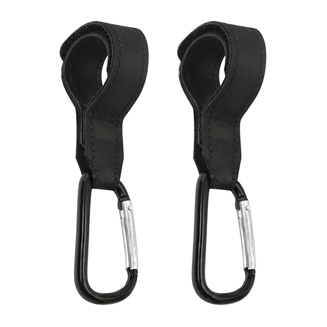 1/2pcs PU Leather Baby Stroller Hook Bag Stroller Rotate 360 ​​Degree Rotate Pram Organizer Stroller Hook Accessories