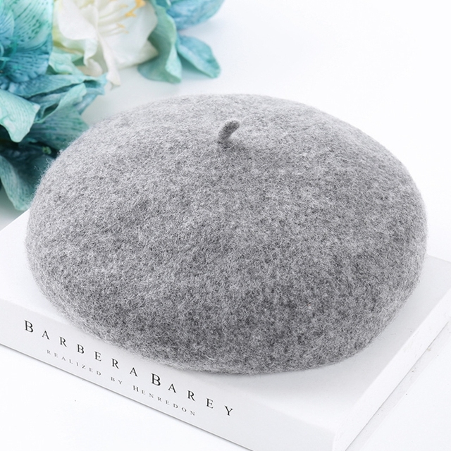 Fashion Spring Autumn Winter Wool Bonnet Princess Kids Girls Hats Lovely Beanie QX2D