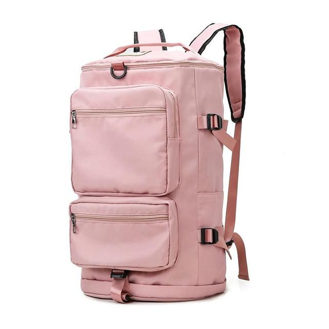 Multifunctional Travel Bag Large Backpack Capactiy Women Shoulder Bags With Independent Shoes Pocket Student School Bags 2021