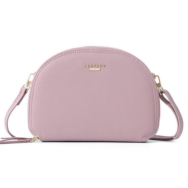 Women Crossbody Bag Fashion Semicircle Saddle Solid Color All-match Comfortable Shoulder Bags For Female Designer Handbags