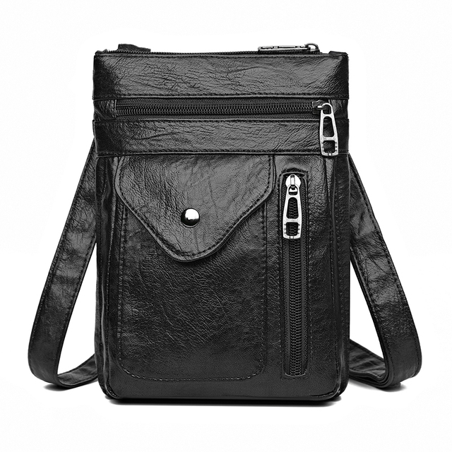 Solid color designer 2022 new high quality leather ladies shoulder bag fashion small women messenger bags mobile phone bag sac