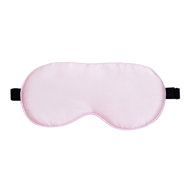 100% Natural Silk Sleeping Eye Patch Smooth Soft Sleeping Eye Mask with Adjustable Strap Blocks Light Eye Shade Cover Blindfold