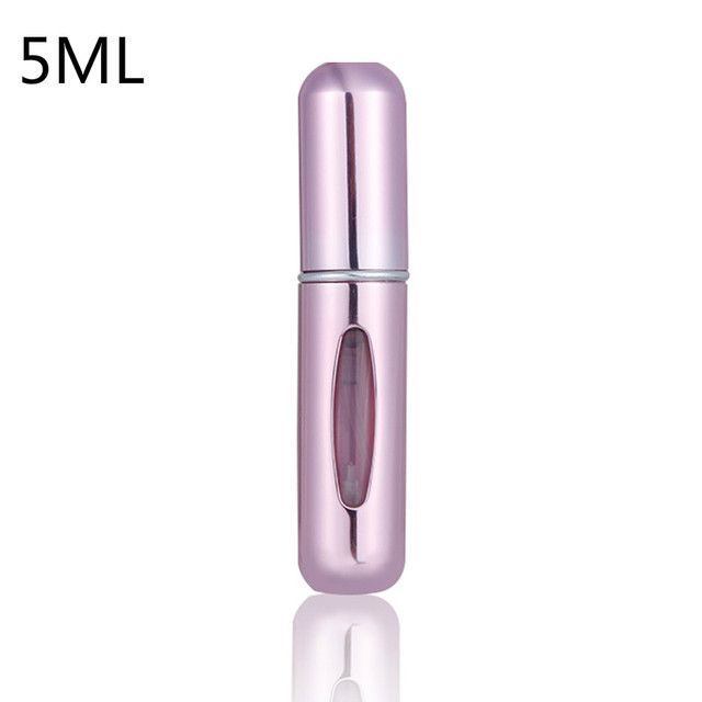 5ml Perfume Atomizer Portable Liquid Container For Cosmetics Small Aluminum Atomizer Coachella Empty Bottle Refillable For Travel