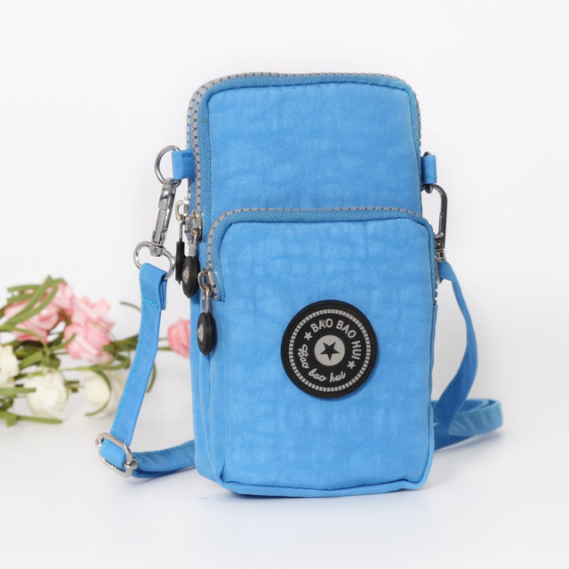 Mobile Cover Women Hanging Shoulder Mobile Phone Bag Wallet Coin Purse Zipper Small New Wild Small Messenger Bag Female