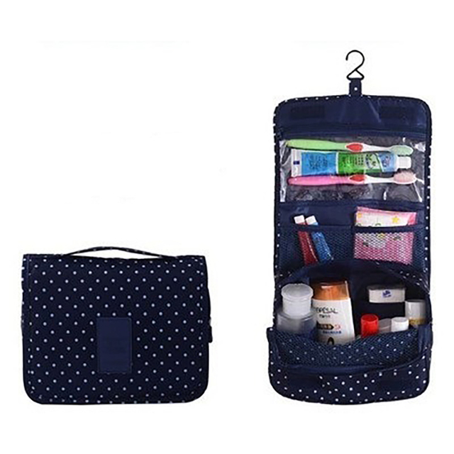 Men's Travel Bag Hanging Bathroom Organizer Travel Waterproof Nylon Cosmetic Bag