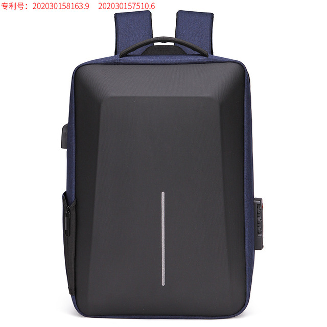 Men's Multifunctional Reflective Stripe Anti-theft Backpack 15.6 Inch Laptop Notebook USB Travel Bag Backpack Male School Bag