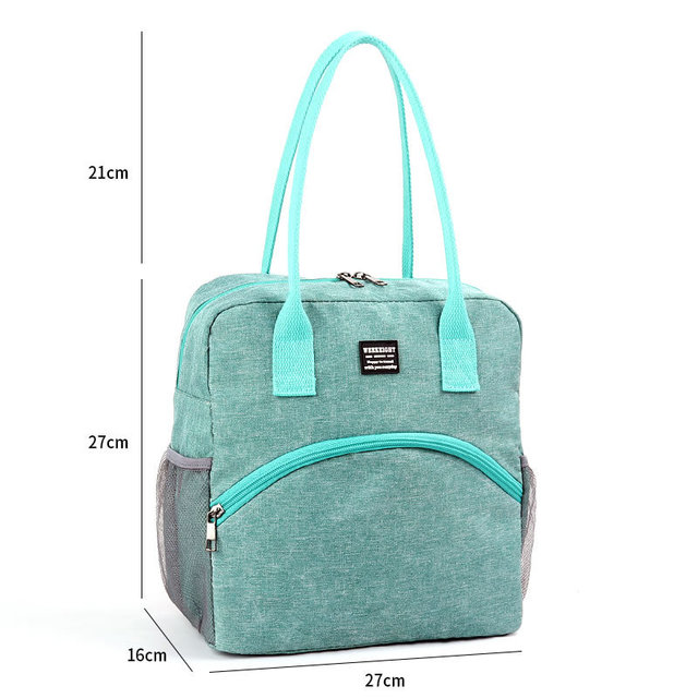 Insulated Lunch Bag For Women And Kids Oxford Lunch Bag Large Capacity Picnic Bag Tote Bag Lunch Bag