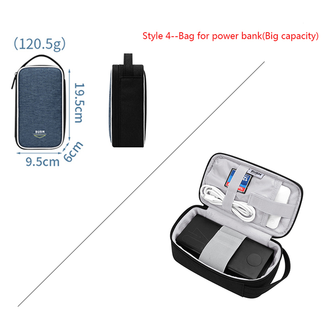 Pop Bag for Digital Power Bank Receive Accessories Bag Organizer Portable Bag for USB