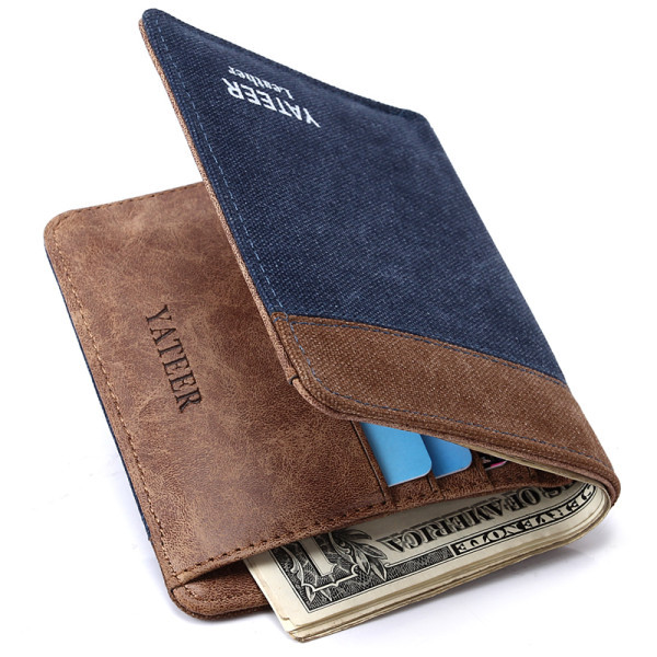 men wallets coin purse wallets for men with checkbook holder soft card case classic canvas man wallet money bag purses