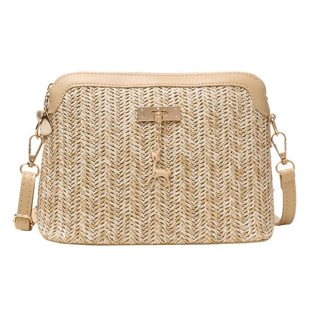 Summer straw bags for women 2021 tassel handmade beach bags raffia rattan woven handbags female holiday crossbody bags clutch