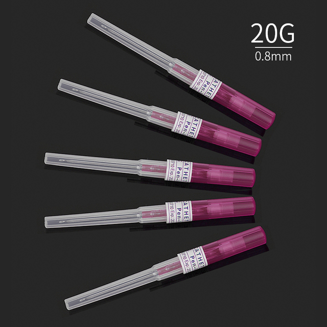 Disposable body piercing needles sterile steel surgical needles 14g 16g 18g 20g 22g 50pcs