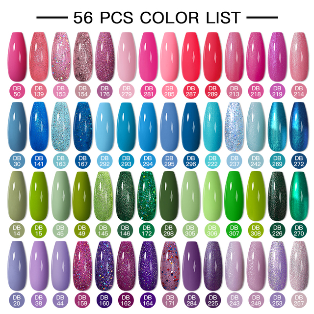 Mtssii 24/25/40/60pcs Gel Nail Polish Set Color Gel Semi Permanent UV Led Varnish Nail Art Design Soak Off Gel Set Nail Gel Set