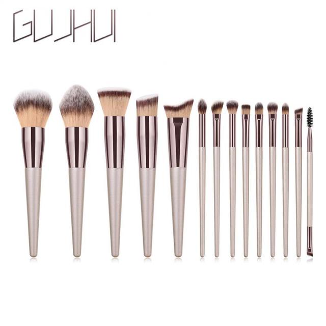 XJING 10/14/20pcs Professional Makeup Brushes Eye Shadow Make Up Brush Blending Kit Eyeliner Eyebrow Foundation Cosmetic Brushes Kit