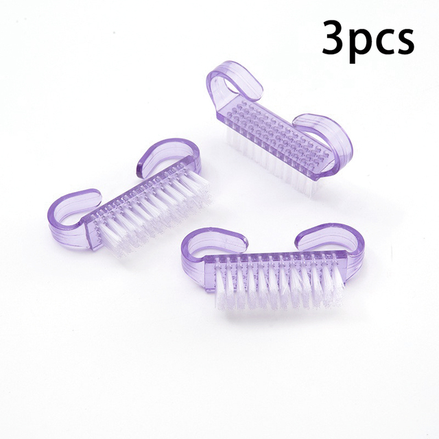 3/5pcs Cleaning Nail Brushes Acrylic Nail Brush Nail Art Manicure Pedicure Soft Dust Removal Manicure Tool Kit Nails Accessories