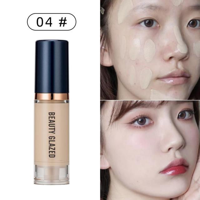 Full Coverage Matte Foundation Light Concealer Brighten Face Base Tone Whitening Face Makeup Long Lasting Liquid Cosmetic TSLM2