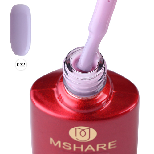 MSHARE - milky white gel nail polish, rubber base, nude, pink, brown, soak, builder gel, varnish, 10ml