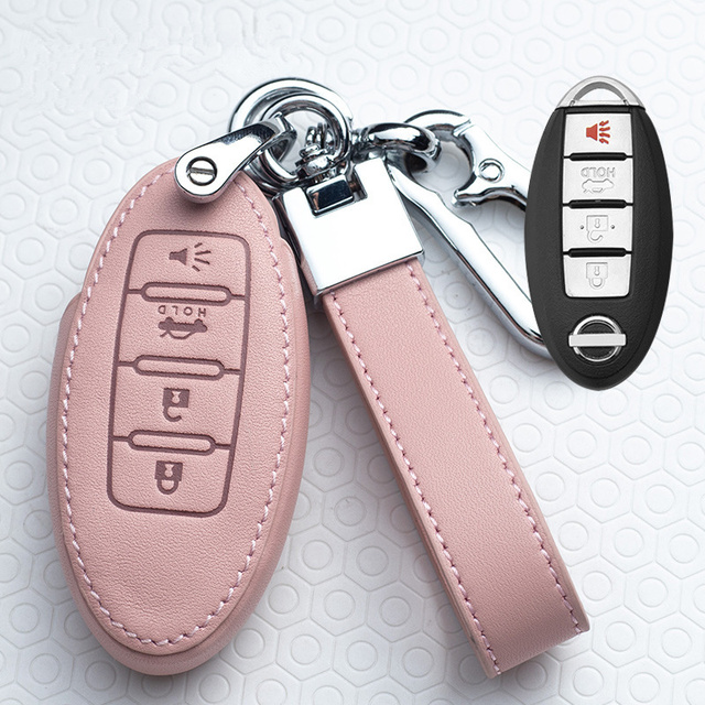 Car Key Ring Protector For Nissan Qashqai J10 J11 X-Trail t31 t32 Kicks Tiida Pathfinder Murano Note Juke 370Z Cube Micra