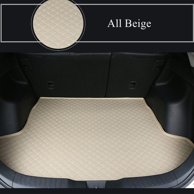 Sengayer Car Trunk Mat Waterproof Auto Tail Boot Carpet Flat Side Cargo Carpet Liner Fit For Peugeot 3008 2013 2014 15-2017