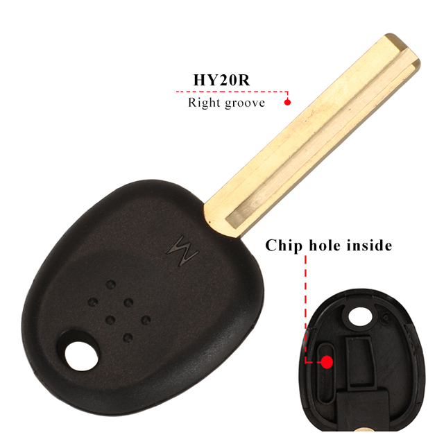 jingyuqin Blank Car Key Transponder Shell For Hyundai Accent Sonata NF Elantra Accent Coupe Getz H-1 Lavita Tiburontuxon Verna