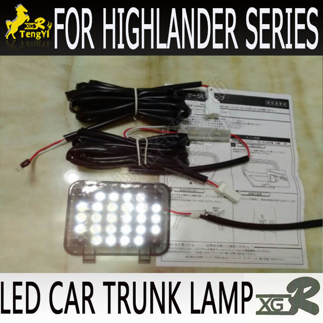 XGR rear trunk additional light luggage shoes atmosphere light for forester SJ SK allard vellfire 30 Highlander CRV