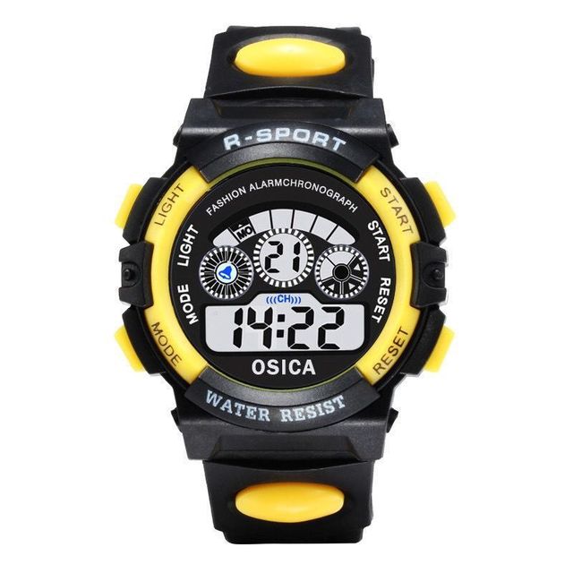 Children's electronic watch color luminous dial life waterproof multi-function electronic watch for boys and girls