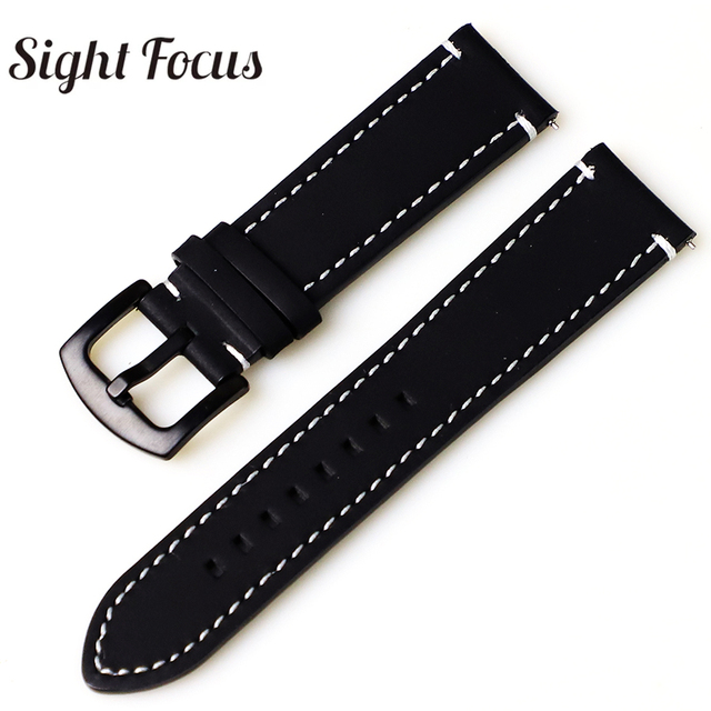 18mm,19mm,20mm,21mm,22mm,24mm Vintage Leather Watch Strap Quick Release Pins Watch Band For Samsung Huawei IWC Watches