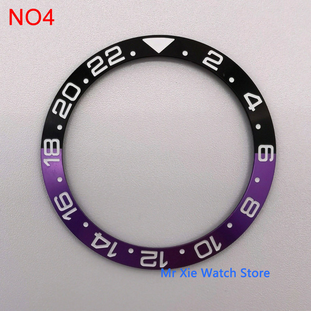 38mm watch strap high quality aluminum bezel insert for 40mm watch accessories inner diameter 30.5mm