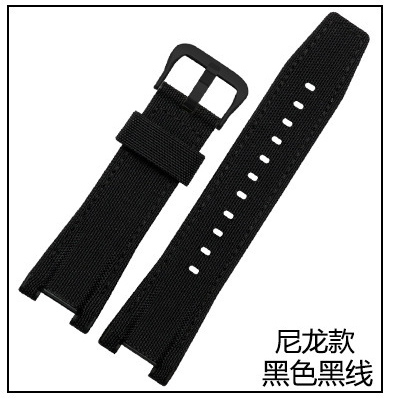 Watch Band Nylon Strap for Casio G-SHOCK MTG-B1000 D-B1000B-1A Wristband Genuine Leather Bracelet Man 26*14mm