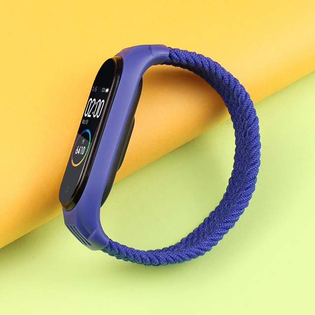 حزام من القطن المرن لـ Xiaomi Mi Band 6 5 4 ، حزام من القطن المرن لـ Mi band 3 و Xiaomi Amazfit band 5 و Mi Band 6 Sport