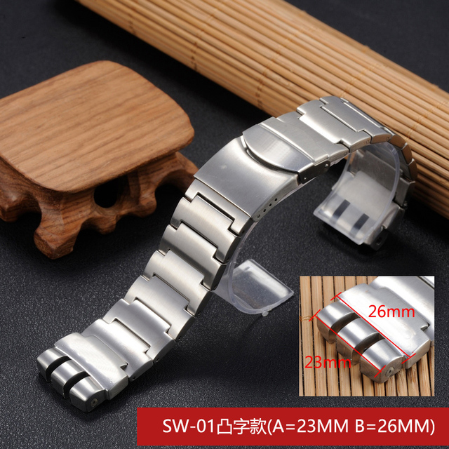 Watch Accessories for Swatch YCS YAS YGS Irony Strap Silver Solid Stainless Steel Watchband for Men/Women Metal Bracelet Stock